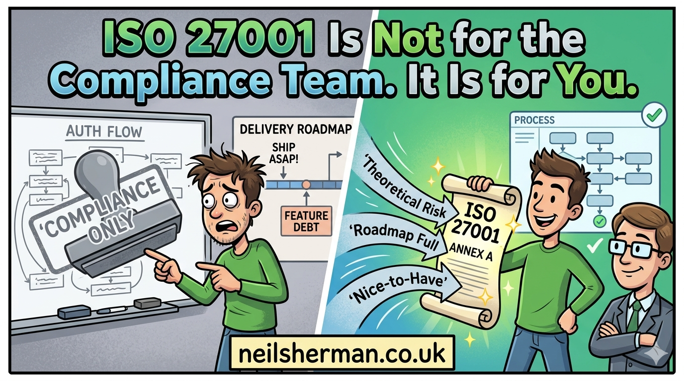 ISO 27001 Is Not for the Compliance Team. It Is for You.